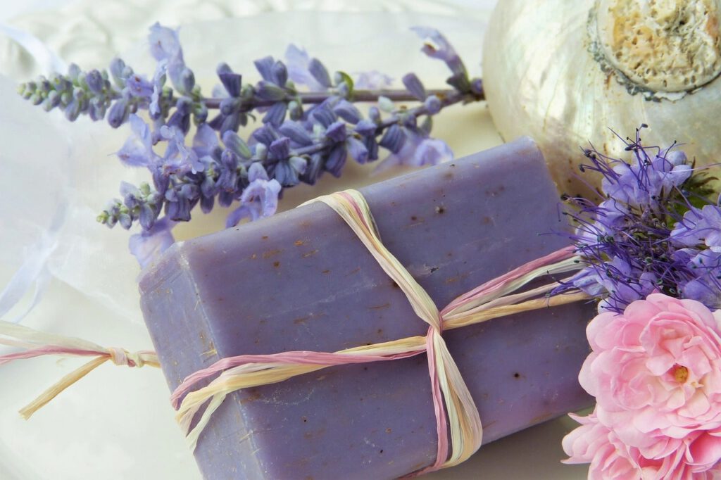 Scented soap illustrating our Cosmetics Translation Services for beauty and personal care products.